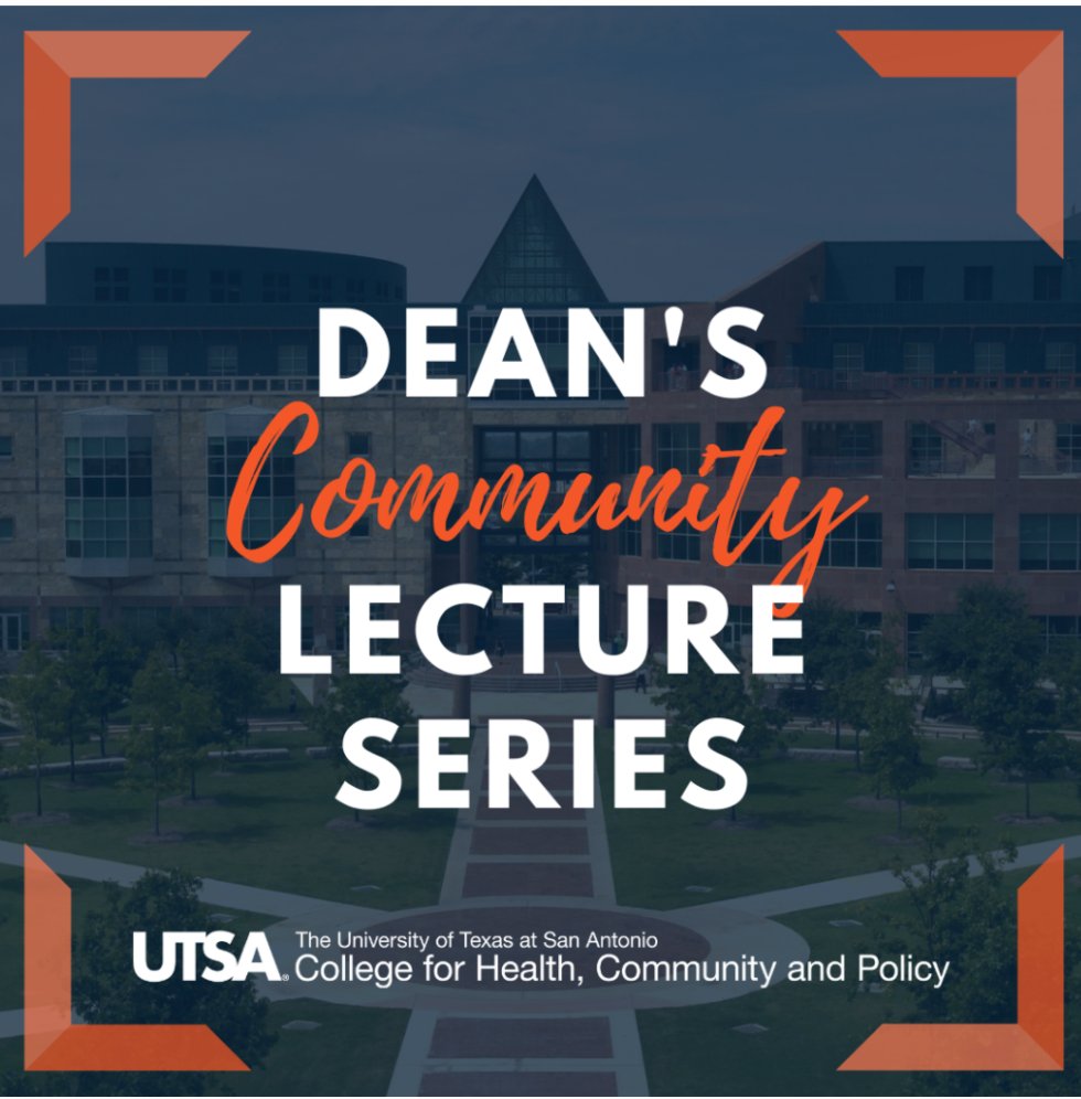 UTSA_IHDR's tweet photo. HCaP Dean’s Community Lecture Series presented:“Leading Causes of Health Disparities” today on main campus, with discussion moderated by Precinct 1 Commissioner, Rebecca Clay-Flores. 

Learn more about this discussion and upcoming events here: https://t.co/iMjjWjXVXk https://t.co/UNQCOUeMYd