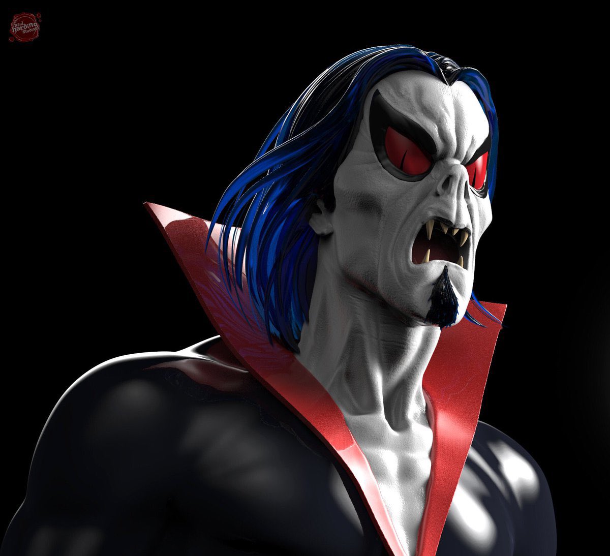 HardingArt's tweet photo. Two years ago I started this #marvelinthe70s thing with Morbius. https://t.co/nYCkB2hkwu