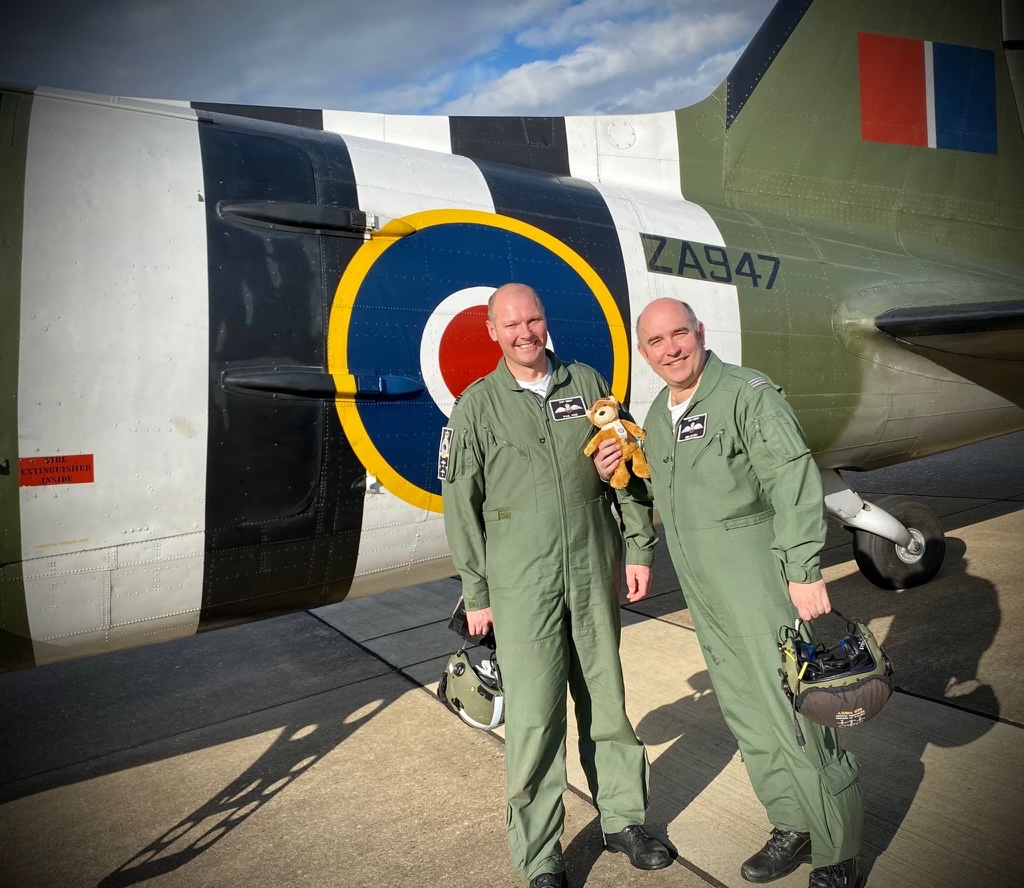 ArchieAvgeek's tweet image. Today Bert &amp;amp; Ernie ooops sorry…Seb &amp;amp; Ernie took me along for the first @RAFBBMF Dakota flights of 2022. I now have my first entries in my log book &amp;amp; my first set of photos for whoever buys me when I’m auctioned for @rafbf in September. The adventures have begun…