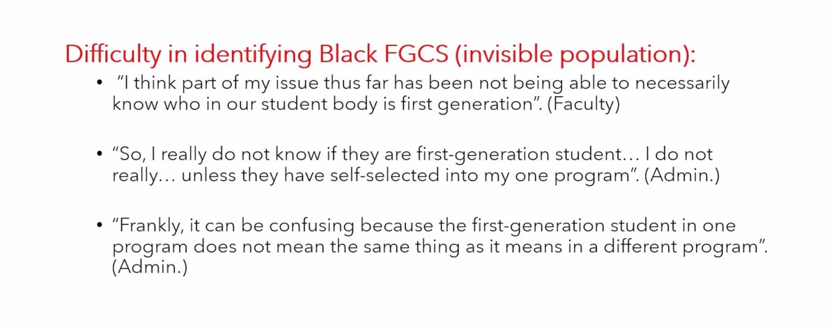 ChandraCScott's tweet photo. Krystal Dozier of University of the District of Columbia sharing challenges faculty face when identifying #FGCS (first-generation college students). #equityineducation #studentsupport #studentsuccess
#AlabamaCAN Conference hosted by @alabamapossible https://t.co/iz4YPkObHw