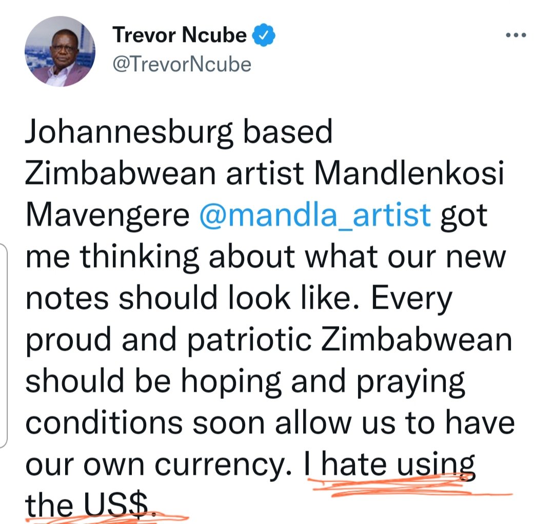 ProfJNMoyo's tweet photo. As @edmnangagwa's media czar in #PAC, Trevor Ncube wanted a cut from ED's ZWL slush fund to bailout AMH; he told Americans to keep their US$, which he hated using. Later he learnt the hard way that ED's loot is for clan boys &amp; quit PAC. Today he was begging for US$ at US Embassy! https://t.co/Fv90vjOdkF