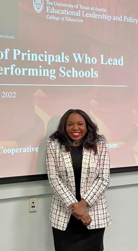 BRangel_EdD's tweet photo. Congrats to my Hermana in Ed Dr.@AngelWilson36! Today she defended her doctoral dissertation on Stress & Burnout of Principals. The topic is fascinating, and her findings are relevant to ALL principals. @utexascoe #UTCSP29 @fadams224 @DanitraArredon1 @MaggyTovar1 ππ€πΌπ« https://t.co/CC91gj4edP
