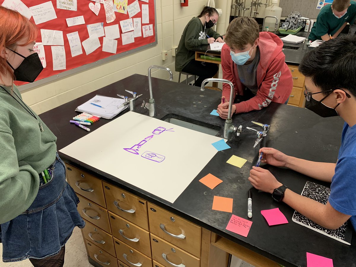 My amazing <a href="/LHS_Lancers/">La Follette High School</a> modeling their thinking about phenomenon #WeAreLaFollette #ambtiousscienceteaching