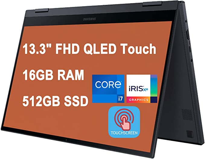 Samsung Galaxy Book Flex2 Alpha 2-in-1 13 Laptop 13.3" FHD QLED Touchscreen 11th Gen Intel Quad-Core i7-1165G7 16GB RAM 512GB SSD Backlit Keyboard Fingerprint USB-C Dolby Atmos Win10 Black
SeriesSamsung Galaxy Book Flex2 Alpha
Buy Now.amzn.to/3jywnoI