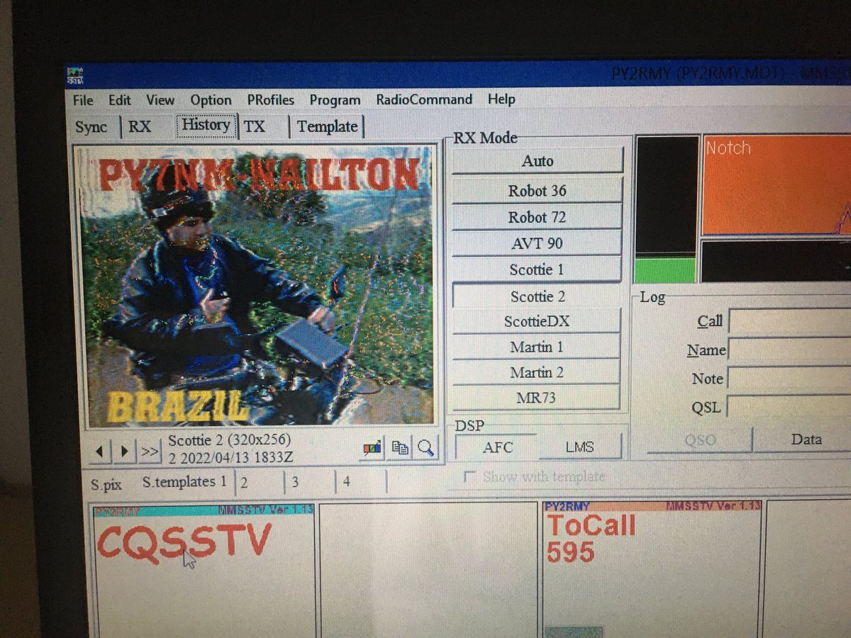 RonaldoPy2rmy's tweet image. SSTV em 27.700  USB