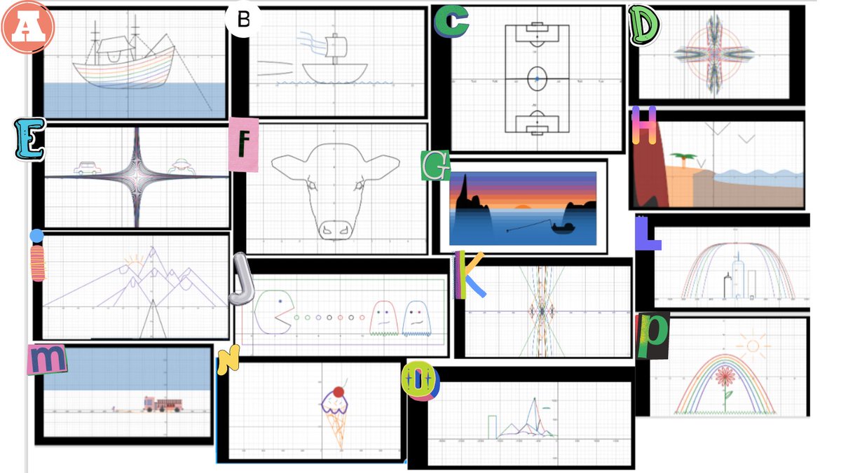 techteacherius's tweet image. Ms Holloway's Hrs Algebra 2 created #FunWithFunctions illustrations using #mathematical #equations and #inequalities. We turned it into a contest to give it a twist. Students put a lot of time and thought into pictures. Comment with your pick. #edtech #edutwitter
