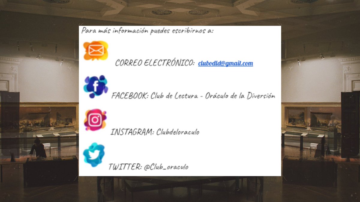 Club_oraculo's tweet photo. En el #ClubdeLectura valoramos las muestras artísticas de nuestros/as integrantes. Te invitamos a formar parte de un #Club lleno de diversión, literatura y amistad. #OráculodelaDiversión https://t.co/I6rjgWPh8y