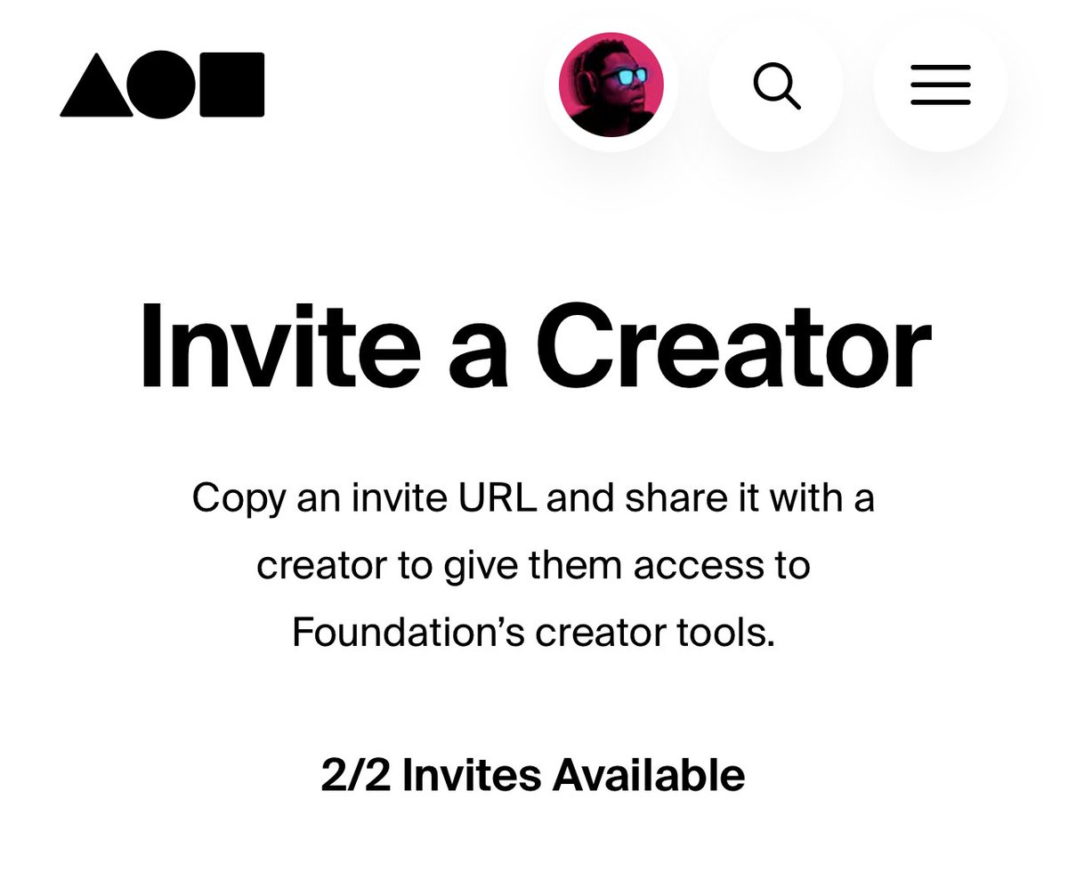 The give-away for the (free) <a href="/foundation/">Foundation 🌐</a>
 invite is still going 😀 Choosing someone this weekend!

- Follow me
- Like and RT my pinned tweet on my page
- Share your art below!

#foundationinvites #FoundationInvite #FoundationNFT #NFT #NFTs #foundationapp #foundation