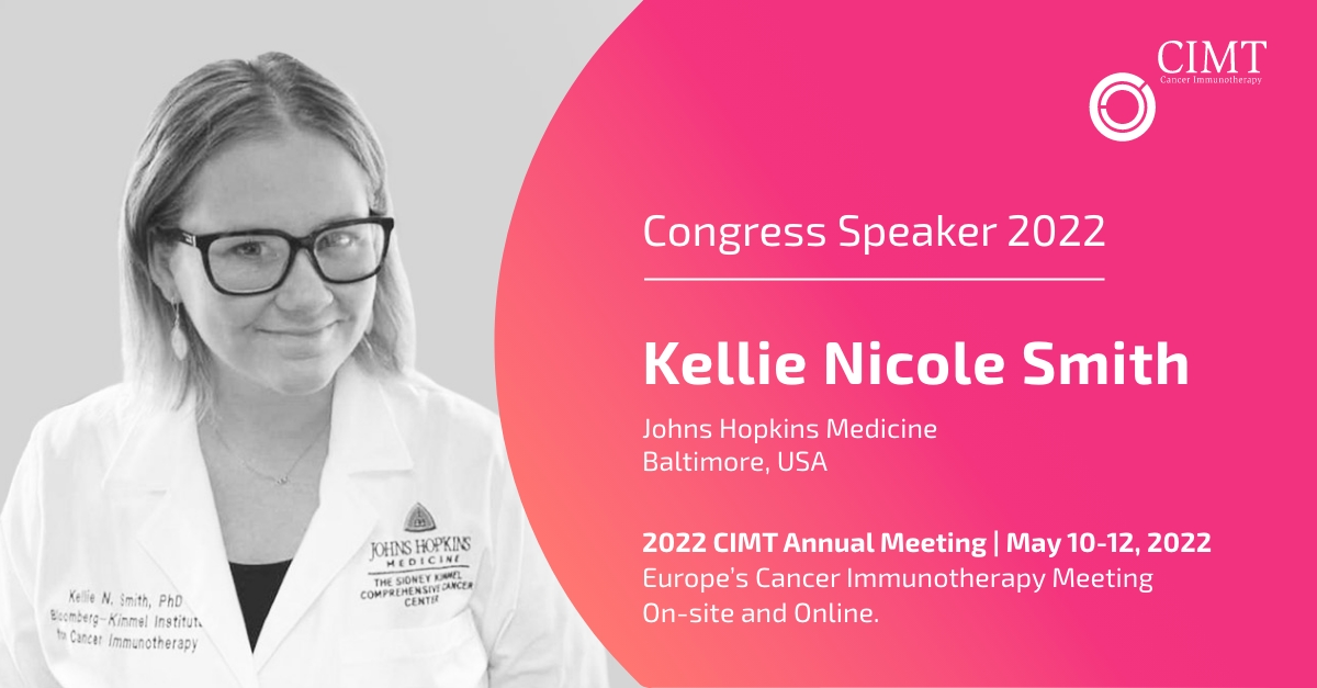 Joining CIMT from @HopkinsMedicine Kellie Smith @SmithImmunology will talk about mechanisms of response and resistance to checkpoint blockade using integrated #immunogenomics. meeting.cimt.eu