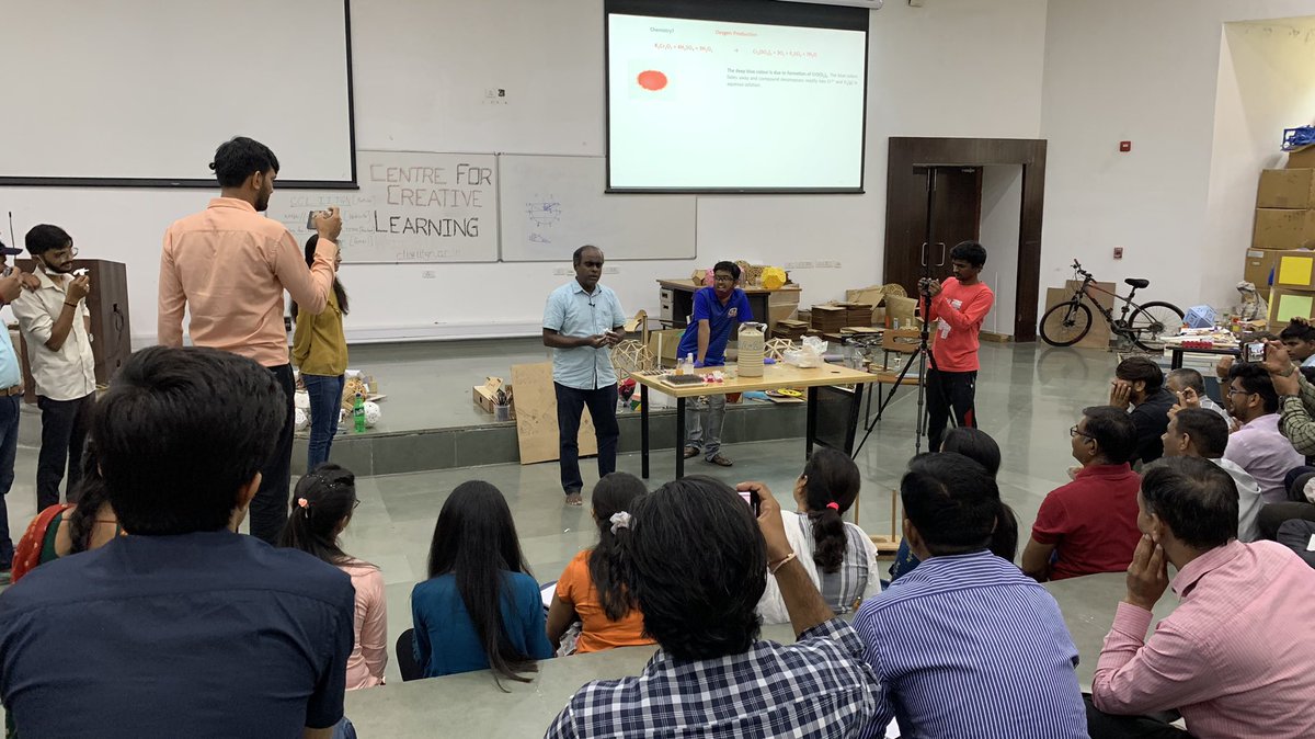 krcscbhavnagar's tweet photo. 13-4-22
@InfoGujcost organise Workshop for #CommunityScienceCentre’s Coordinators / Science Communicators at @iitgn during 11-15th April, 2022.
Day-03
@jitu_vaghani @kuberdindor @dstGujarat @vnehra @pkumarias @CMOGuj @PMOIndia @Collectorbhav @BhavnagarDdo @BhavnagarRcm https://t.co/Sgg55SW765