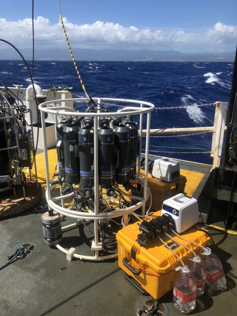 Lovely weather for a CTD 🌊 #eDNA #illuminatingbiodiversity #puertorico @deepseamoleco  <a href="/InvertebratesDC/">NMNH Invert Zoology</a> <a href="/CordesLab/">Erik Cordes</a>