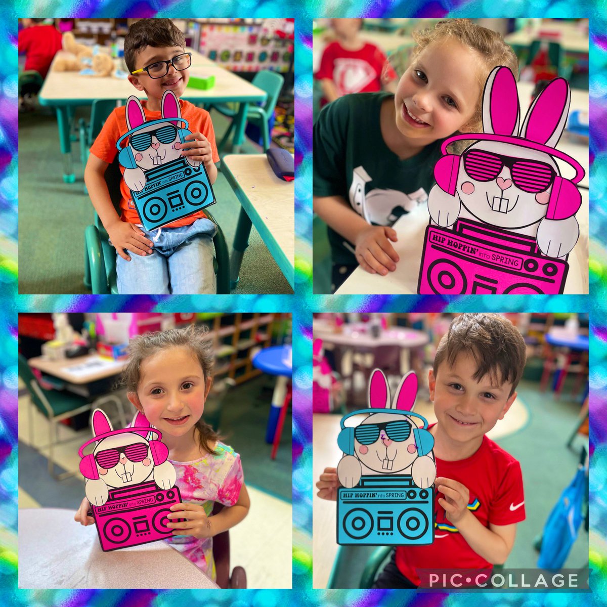 MsScarnati's tweet photo. We are โhip-hoppinโโ into spring break! These bunnies are ready for some relaxation and re-charge before the end of the year! #Happiness #WeLoveSpring #HipHopBunny @CatenaColts ๐ฐ๐ธ๐บ๐ฃ https://t.co/7yVLGCO8uT