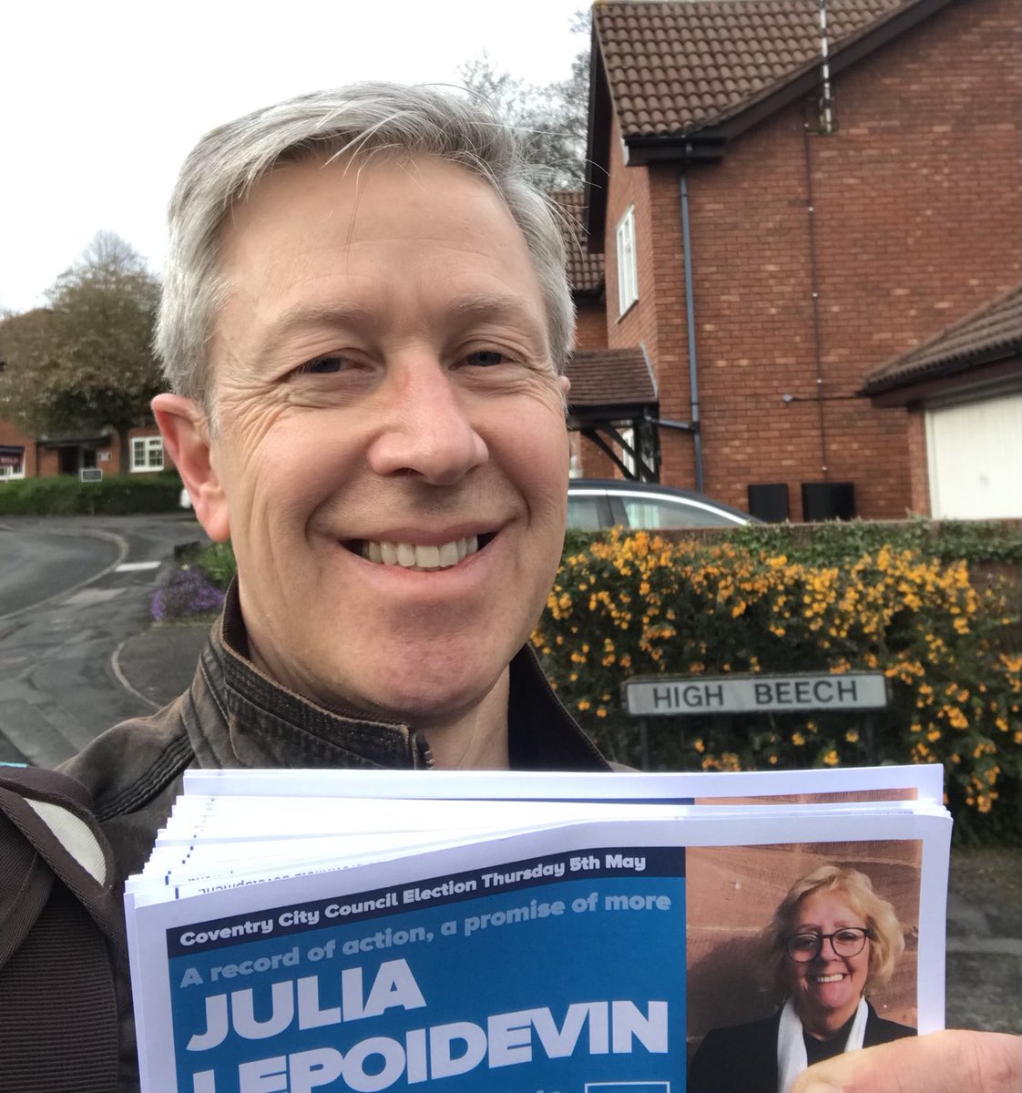 Great to be out delivering the election address for the truly excellent ⁦@LepoidevinJulia⁩ this evening, up for re-election in Woodlands ward! #Plan4Coventry ⁦@CVConservatives⁩ ⁦@CllrGaryRidley⁩ ⁦@CllrPeteMale⁩ ⁦@rsimpson418⁩