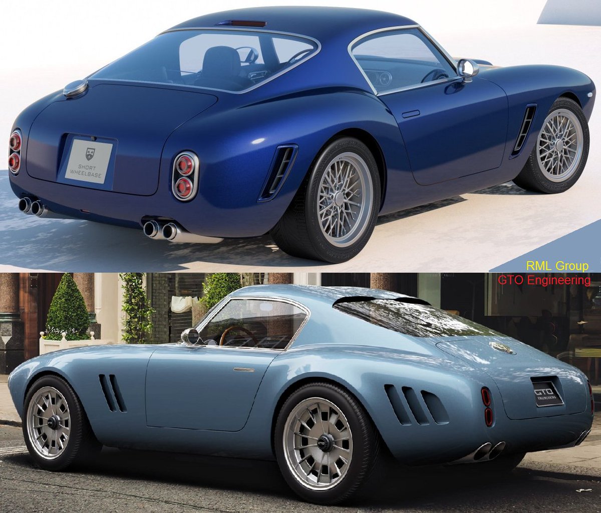 UltimativCars's tweet photo. I OBVIOUSLY MADE A MISTAKE!
I supposed in the past that the 2023 #GTOEngineering #Squalo & the 2023 #RML #SWB shall be the same car, by @RMLGroup as former GTO.
NOPE!
These are two NOT-related companies, based on the same classic.
Beg me pardon, folks. They're both beauties.๐ https://t.co/hAdJDFiE3Y