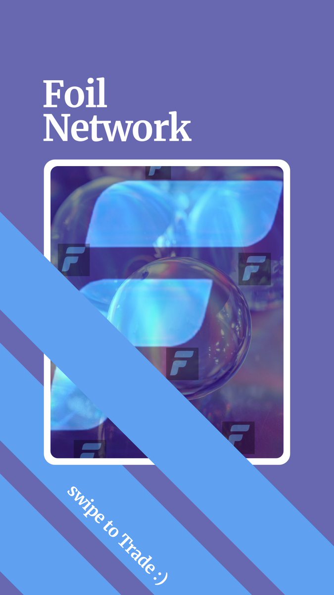 AgathaAgath4's tweet photo. "#Money doesn't grow on #trees".
Join hundreds of thousands of people and invest in #Foilnetwork your surest way to world of wealth.
@FoilNetwork $FOIL #PureNFT #TrueNFT #DeFi #GogeArmy #DOGE #Metaverse #Web3 #marketplace #opensource https://t.co/80cKvSmnKD https://t.co/Cv9zzpqEvv
