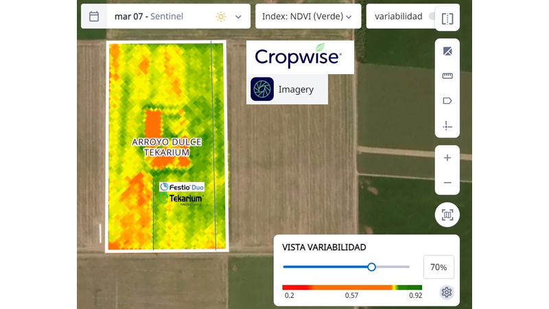 FascioliGabriel's tweet photo. Combo por Arroyo Dulce @lucrecouretot!!! A la #soja de 2da la protegimos desde r3 frente a trips, chinches y Septoria con tecnología #Adepidyn + #Plinazolin .Con #cropwise analizamos el #NDVI entre otras variables. 30 y 60 días desde la aplicación.@Syngenta_ar #proteccionvegetal https://t.co/ThMZTOM9Kp
