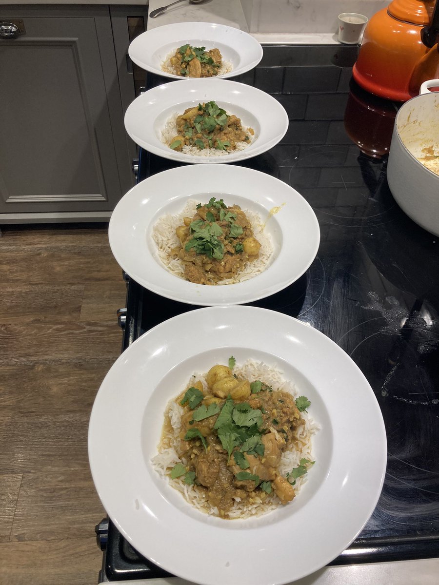 I’m on leave this week. A rare attempt at cooking from me - Bengali chicken curry. My teenage boys have given it the thumbs up!
