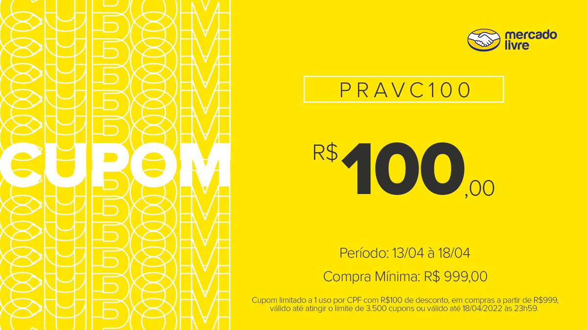 Cupom Mercado Livre, Até 70% OFF