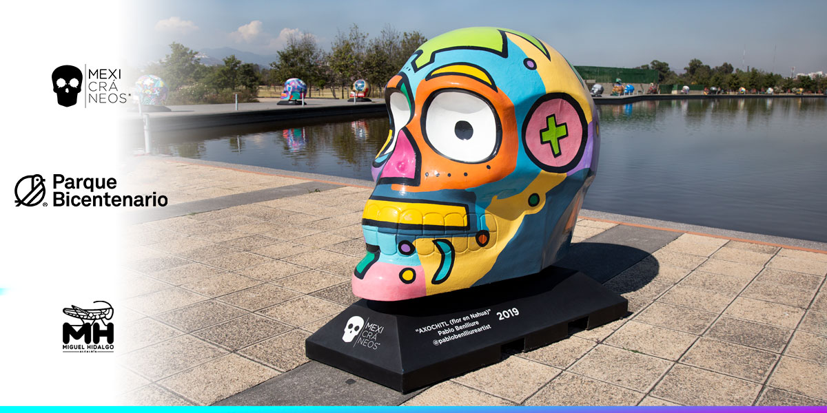 mexicraneos's tweet photo. Lo mejor del arte mexicano lo encuentras con Mexicráneos en el @PBicentenarioMX

En la foto: AXOCHITL (flor en Nahua) por Pablo Benlliure

#mexicráneos #parquebicentenario #artemexicano #experiencia #mexicráneos2022 #artistasmexicráneos #orgullomexicráneos #exposicionescdmx https://t.co/Sd60hURETm