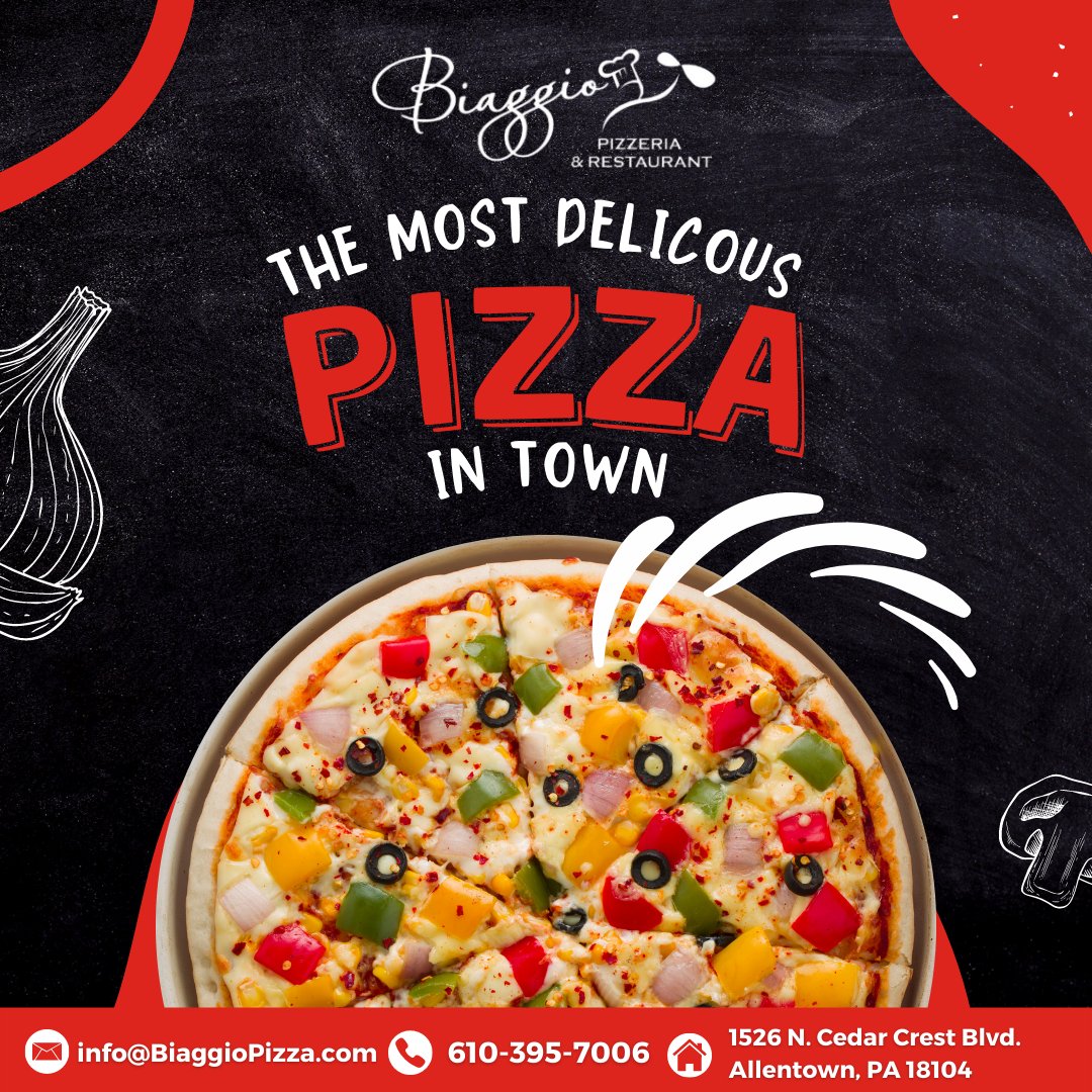 Oh man, I just took a bite out of my favorite pizza and it was so good!  Let us make one just for you!