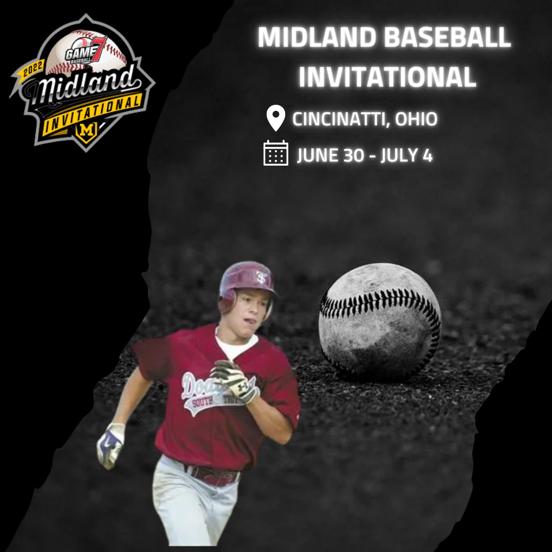 Tournament update! The Dodgers 16U and 18U teams are headed to Cincinnati for the Midland Baseball Invitational, June 30 to July 4. The Midland Redskins are the #1 amateur baseball organization in the USA and we're excited to compete among the best in the country!