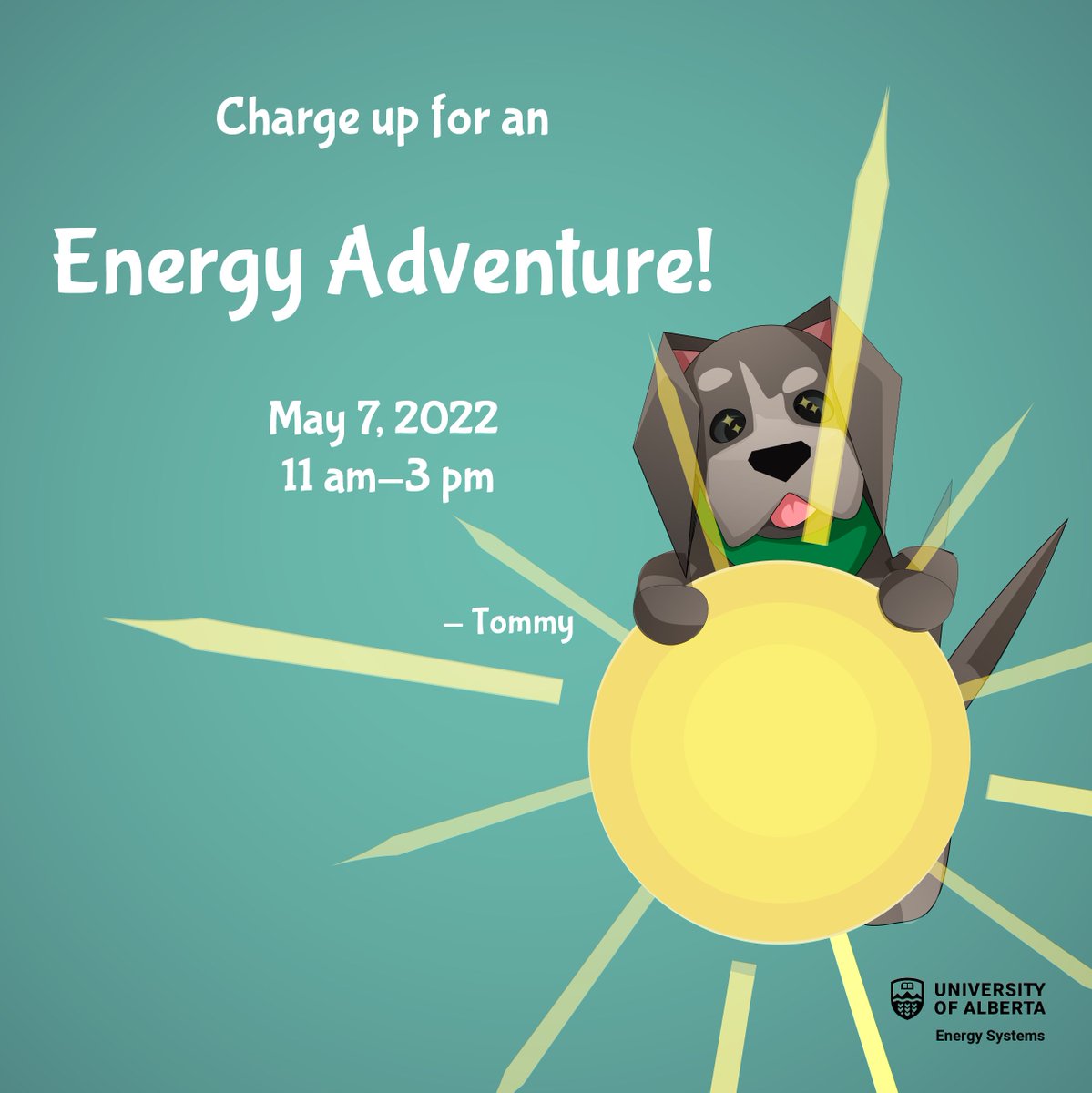 Valerie Miller, PhD🌱 (@valerie89miller) on Twitter photo Can we get energy from sun? Wind? Water? Join Tommy and <a href="/ua_futureenergy/">FutureEnergySystems</a> at <a href="/TWoSEdm/">TELUS World of Science - Edmonton</a> to explore renewable energy with hands-on activities, crafts, & more!
🕧May 7, 11-3
📍11211 142 St NW
bit.ly/38EfBlP
Celebrate <a href="/sci_rendezvous/">Science Rendezvous</a> with us! <a href="/Sci_Od/">Science Odyssey</a> <a href="/NSERC_CRSNG/">NSERC / CRSNG</a> <a href="/EPLdotCA/">epldotca</a> Can we get energy from sun? Wind? Water? Join Tommy and <a href="/ua_futureenergy/">FutureEnergySystems</a> at <a href="/TWoSEdm/">TELUS World of Science - Edmonton</a> to explore renewable energy with hands-on activities, crafts, & more!
🕧May 7, 11-3
📍11211 142 St NW
bit.ly/38EfBlP
Celebrate <a href="/sci_rendezvous/">Science Rendezvous</a> with us! <a href="/Sci_Od/">Science Odyssey</a> <a href="/NSERC_CRSNG/">NSERC / CRSNG</a> <a href="/EPLdotCA/">epldotca</a>