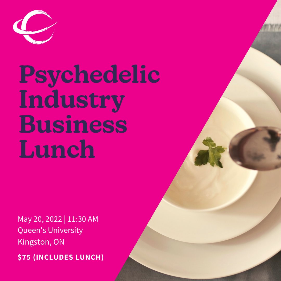 CatalystPresent's tweet image. PSYCHEDELIC INDUSTRY BUSINESS LUNCH 🥪
#CatalystSummit2022 is hosting a psychedelic industry business lunch on May 20, 2022 at Queen's University in Kingston, ON. Come and join us as we move the needle in Canadian Psychedelic Therapy. Visit the link in our bio to learn more ✨