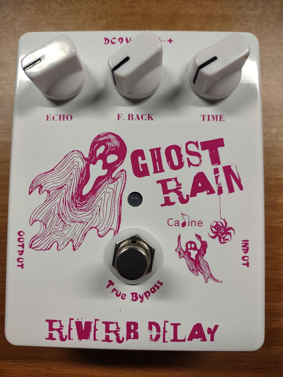 JimFranceMusic's tweet photo. It arrived, only one day late! Now I just need to find some time to try this out responsibly, and not eat up recording time playing with it. #Caline #ghostrain #delay #music #newguitarpedal https://t.co/9zLbOx5pAH