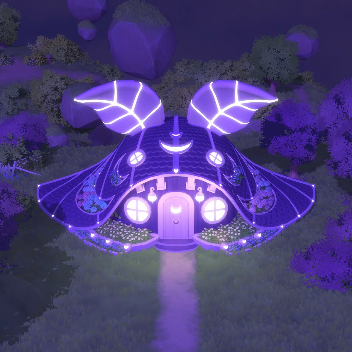 fluffnest's tweet photo. Have you guys seen our Moth Houses? 🦋👀 #PuffPalsIslandSkies #indiegame https://t.co/APV0VaqU22