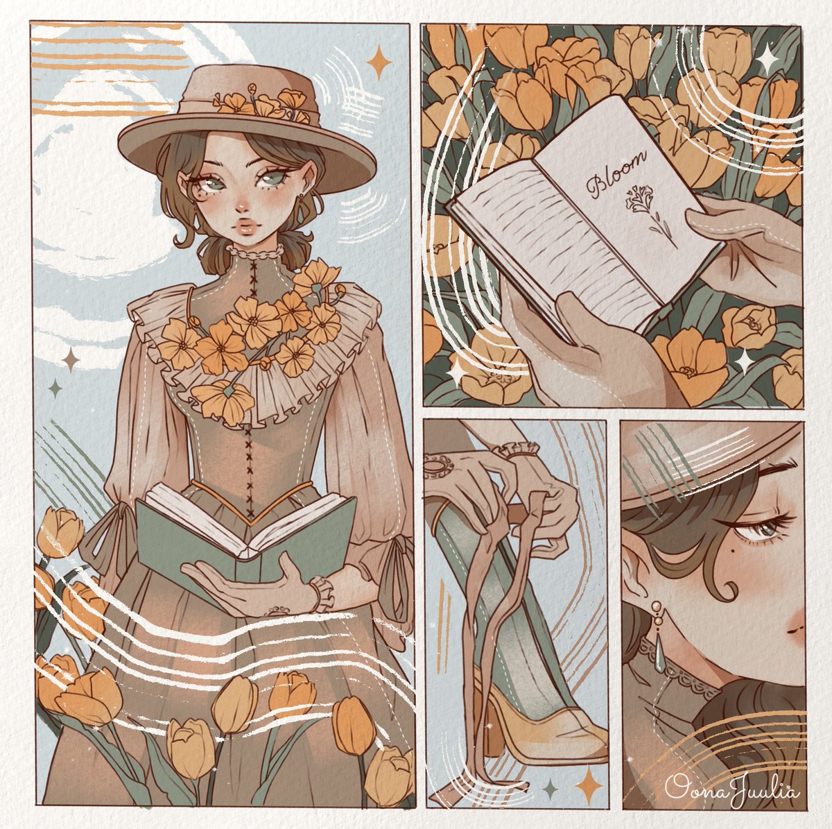 oona_juulia's tweet photo. Spring Day 🌷 #art #drawing #procreate #comic #ArtistOnTwitter #digitalart https://t.co/wjlKDp1Hsh