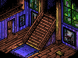 CollectorVision's tweet image. We are currently working on a new game called Dracula for ColecoVision. There's about 20 rooms already done and we're planning to have around 50 different ones in total.
Dracula is going to be the most ambitious ColecoVision game ever made, without using ANY special hardware.