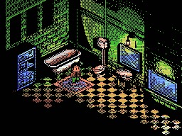 CollectorVision's tweet image. We are currently working on a new game called Dracula for ColecoVision. There's about 20 rooms already done and we're planning to have around 50 different ones in total.
Dracula is going to be the most ambitious ColecoVision game ever made, without using ANY special hardware.