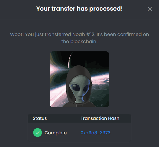 AlienFashion_'s tweet photo. Congratulations, @Anthony97116419

🥳🥳🥳
Gift sent 📝🛸
#NFT #NFTGiveaways  #NFTCommumity https://t.co/ZHMkUANt2l