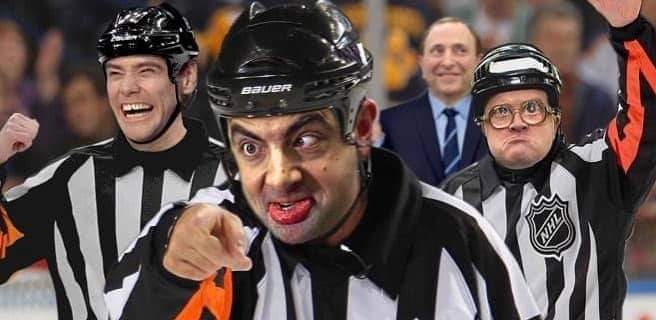 MCrookzy's tweet photo. @Bob_Stauffer *copied* how the officiating is going this year. 🤫 https://t.co/uygBBGqxRT