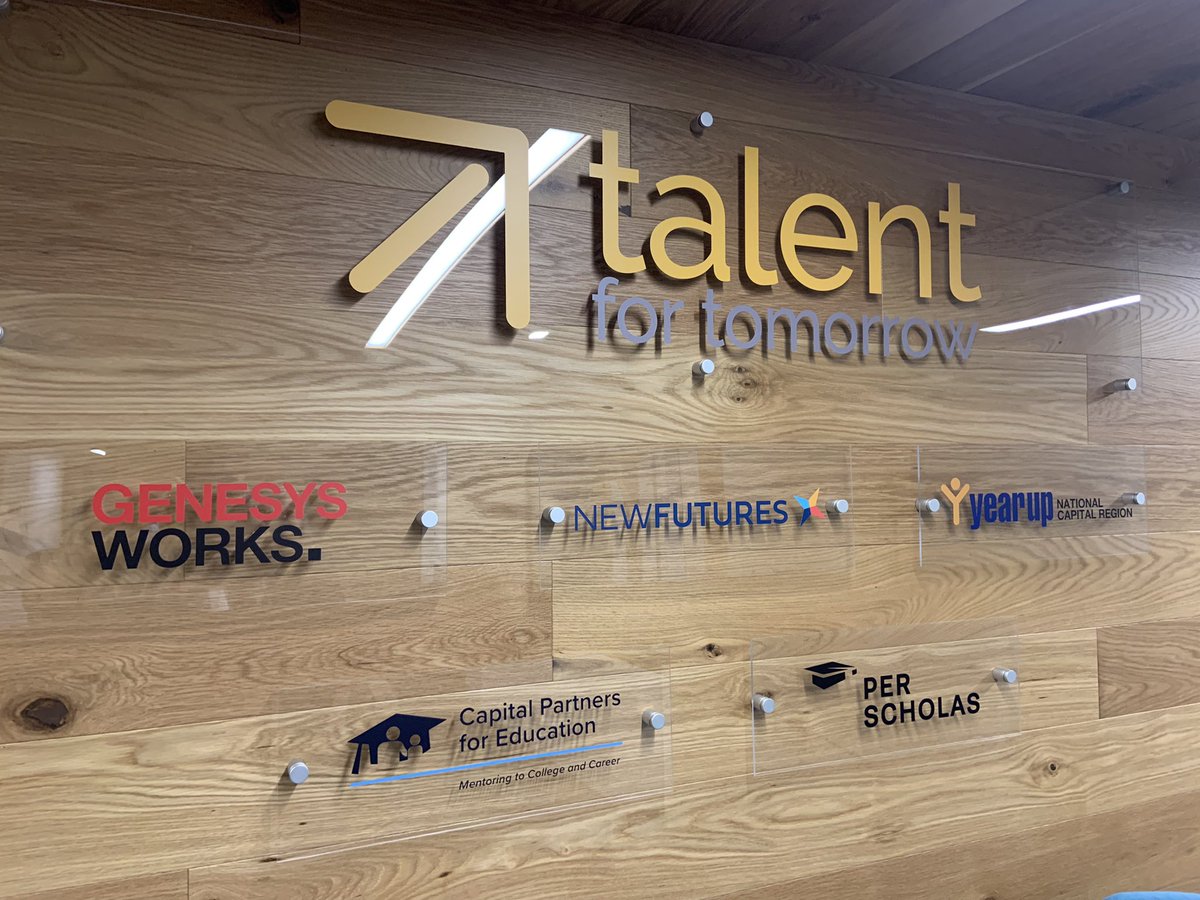masshirecentral's tweet photo. Great visit today with our #workforcedevelopment friends at #TalentforTomorrow. Their shared space in NE @washingtondc is a model for #nonprofit partnerships. @YearUp @jfftweets @PerScholas @BostonPIC @MHDowntownBos @MAWorkforce #wkdev #NAWBforum22 https://t.co/2xnIOQXarh