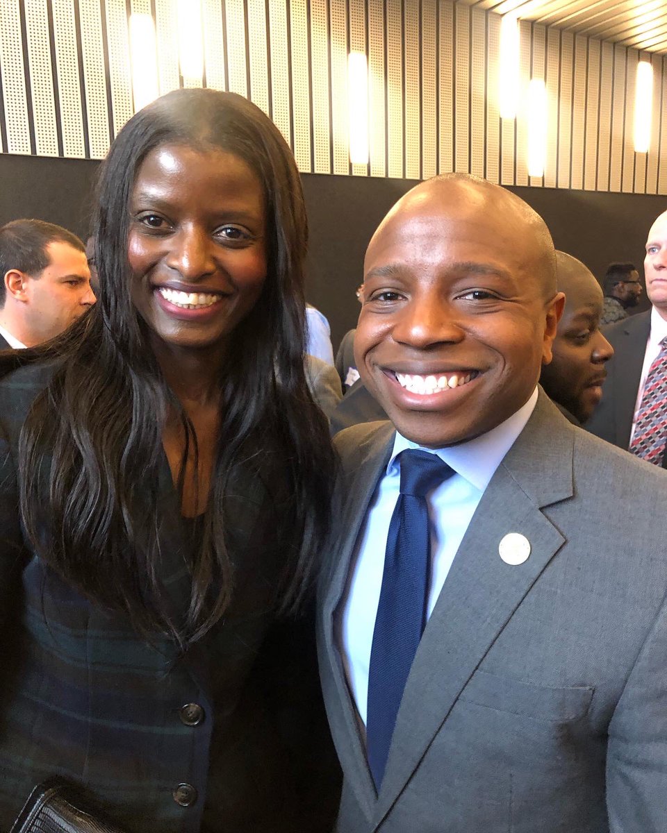 christinemosore's tweet photo. The Inauguration of Mayor Cavalier Johnson this morning as he was sworn in as the new Mayor of the City of Milwaukee! Congratulations again, Mayor Johnson!👏🏽🇺🇸 #milwaukee #wisconsin #inauguration https://t.co/sUFbI6ZacZ
