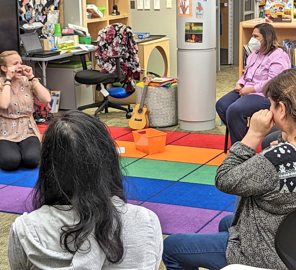 robbins_fcps's tweet photo. Playful learning is good for adults, too! Child care providers participated in a Music and Math workshop facilitated by some of FCPS' best. Thank you for supporting our youngest learners on Frederick County! #ecefcps https://t.co/uhiOO8qmMQ
