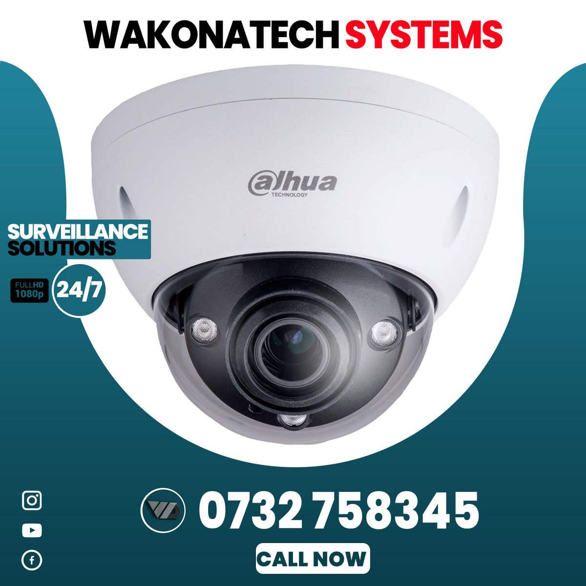 Wakonatech's tweet photo. Enjoy our effective CCTV remote monitoring technology that allows you timely response to incidents at any time of the day. 

📞 (+254) 732758 345
📧 wakonatech@gmail.com

#cctvinstallation   #securitycameras  
#securitysurveilancesystems   
#securityservices #system_installers https://t.co/30VDjjYbhN