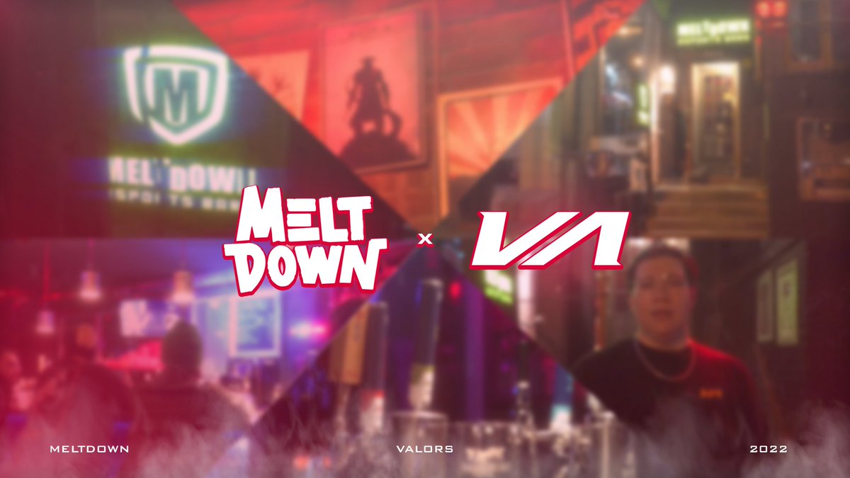 🎉Announcement🎉

We are pleased to announce that we will be partnering with Montréal esports bar @MeltdownMTL! Come on down to 2035 Saint Denis St, Montreal, Quebec H2X 3K8 and let them know Valors sent you. Don't forget to order a Valors shot!

youtu.be/4Eo7N59kaF8