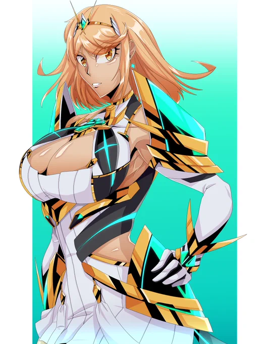 Short Hair Mythra✂️

#Xenoblade2 #ゼノブレイド2 
#XenobladeChronicles2 