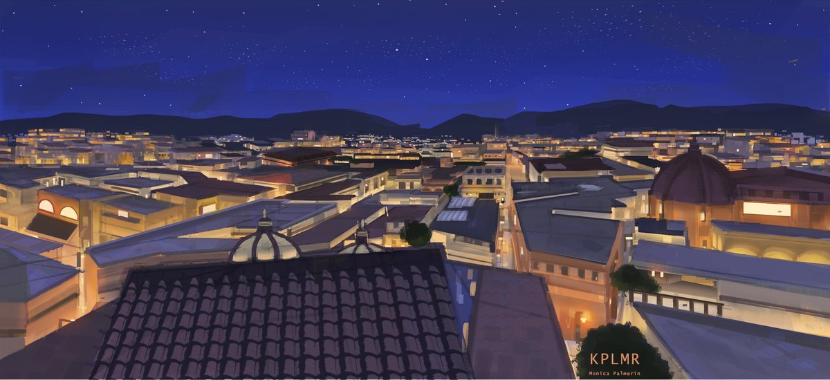K_Plmr's tweet photo. Espero que aqui se pueda apreciar mejor, ya que cierta aplicacion no me deja subir desde la pc, y ahora que la subo se pixelea. En fin, inspirada en las ciudades vivas de noche en mi Mexico.
Gracias por su apoyo #visdevart #conceptart https://t.co/GAOrcCaR4X