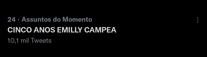 adriano_santan1's tweet photo. Parabéns fandom batemos dez mil Twitter continuam que tá lindooooo

CINCO ANOS EMILLY CAMPEA https://t.co/nz76Jrhp61