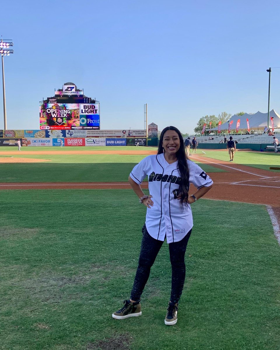 New board…same emcee🙋🏽‍♀️🎤⚾️

Y’all should see how big my head looks on that thing 📺 <a href="/missionsmilb/">San Antonio Missions Baseball</a>