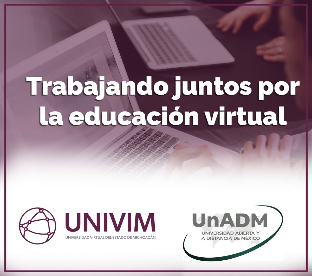 UNIVIMoficial's tweet photo. ¡Grandes alianzas y nuevas experiencias por compartir!
Forma parte de la profesionalización y la nueva era de la preparación de estudiantes en el país y el mundo.
#conectaUNIVIM #UNIVIM #alianzasUNIVIM https://t.co/A2TTD1d30n