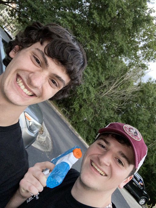 NHSWaterWar22's tweet image. Sean Hackett from “super soak that hoe” eliminated Jacob Hafty from “soakatoa”