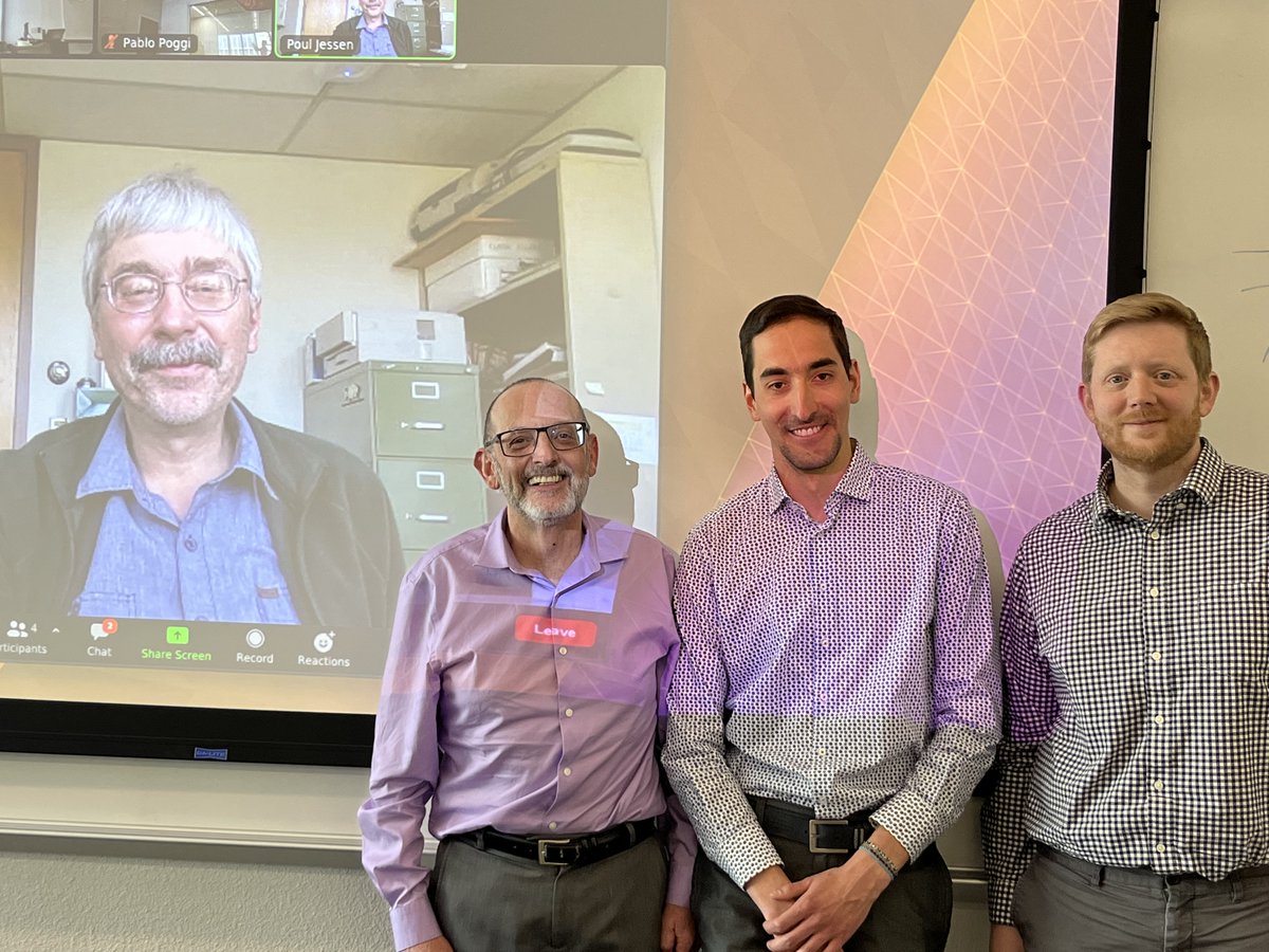 Congratulations to Manuel Muñoz <a href="/Manuel_muz/">Manuel Muñoz-Arias</a> on a successful defense of his PhD dissertation!  With co-supervisor Pablo Poggi <a href="/pablompoggi/">Pablo Poggi</a> and collaborator Poul Jessen. 22 in 2022!  Manuel is my twenty second PhD student.