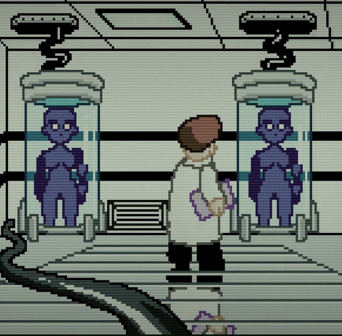 エンジニア兼科学者の山本ハツキは、人間その物のロボットを開発するという夢を実現するために企業科学から離れ、世界的に有名なロボット工学技術研究所になる山本工業を2000年代初頭に設立した。🧪