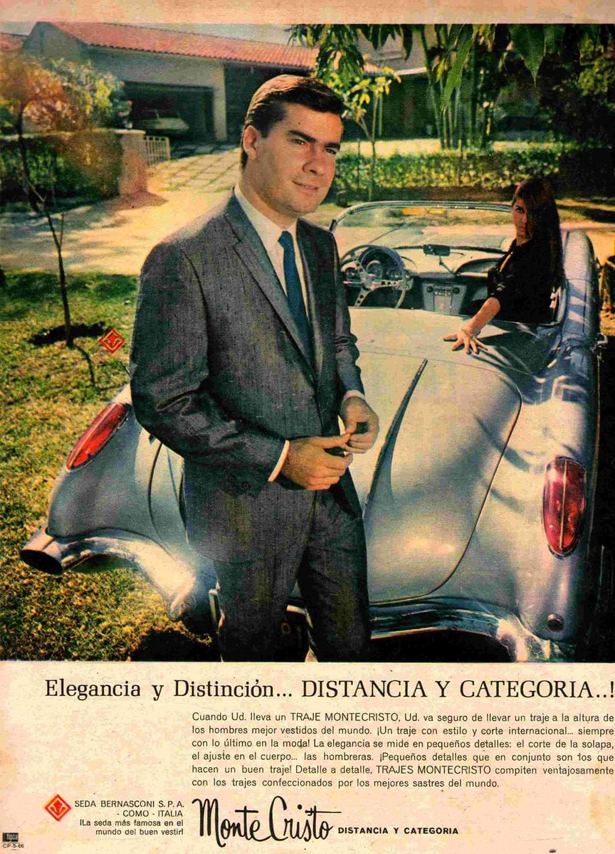 Década de los 60. Amables, disfruten esta publicidad de colección. Esto también es Historia.