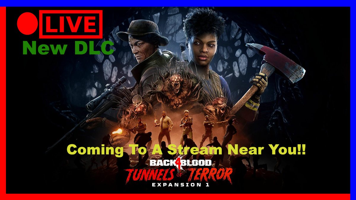 LoudSalsa's tweet photo. GOING LIVE BUSSIN SOME ZOMBIES ON THE NEW 
#Back4Blood "Tunnels Of Terror" DLC !!!!
https://t.co/Mvvr33Y69U https://t.co/fUIunztNRA