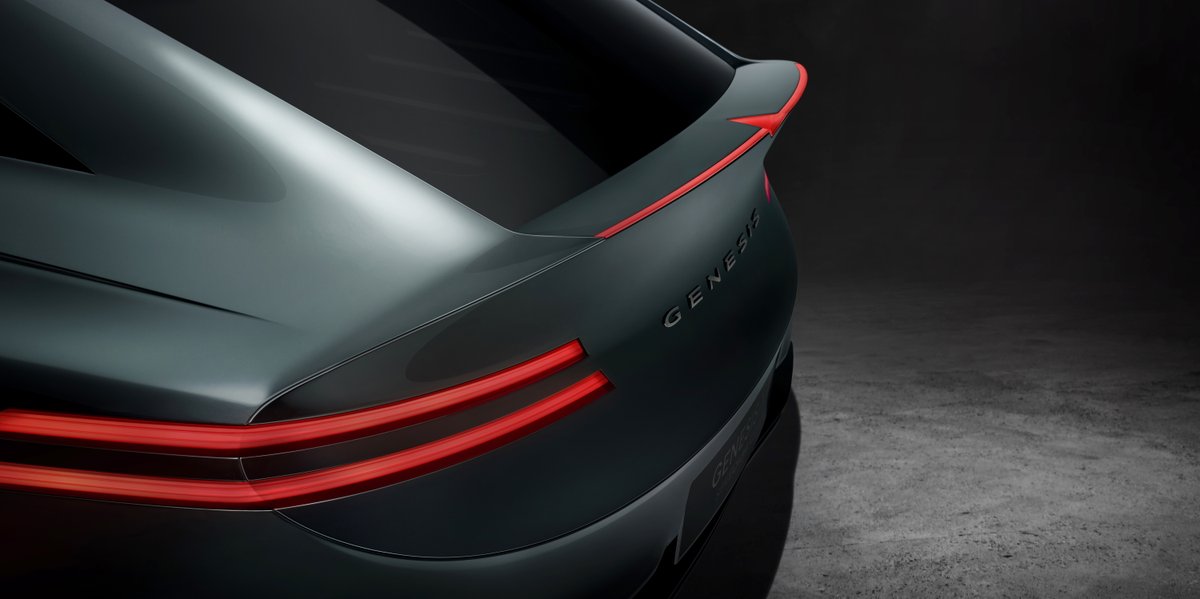 HMGnewsroom's tweet photo. Introducing the newest #EV face in the family, the #GenesisXSpeedium Coupe. Take a sneak peek at what the future holds for us.

#GENESIS #GenesisX #ConceptCar #GenesisHouse #NewYork #CarDesign #CarPhotography https://t.co/BWmsM6iavR